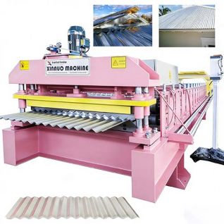 corrugated metal roofing machine