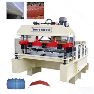 corrugated sheet curving machine