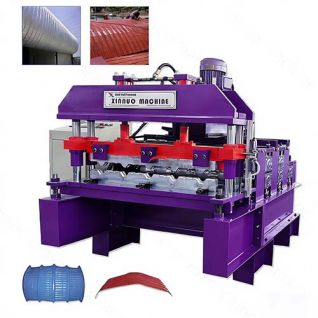 roof sheet crimping machine