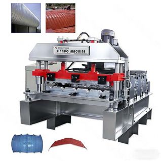 hydraulic roof curving roll forming machine