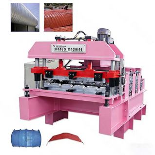 hydraulic roof panel curving machine