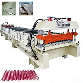 corrugated metal rolling machine