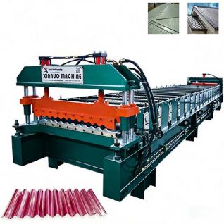 corrugated steel panel roll forming machine