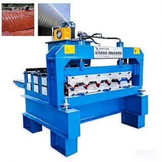 hydraulic roof panel curving machine