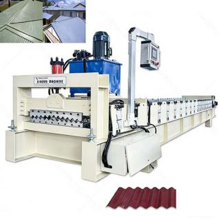 corrugated iron machine