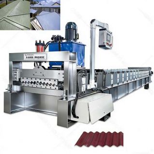 corrugated metal machine