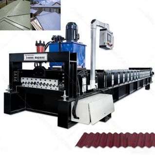 corrugated metal rolling machine