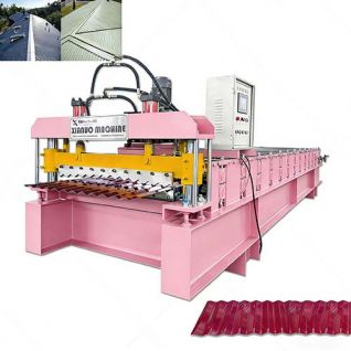 corrugated roof machine