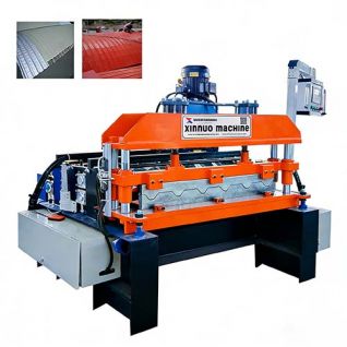 roof panel curving machine
