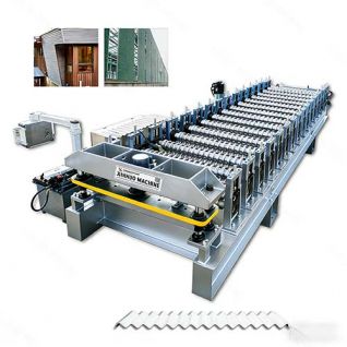 corrugated metal machine
