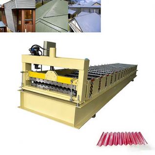 corrugated roof machine