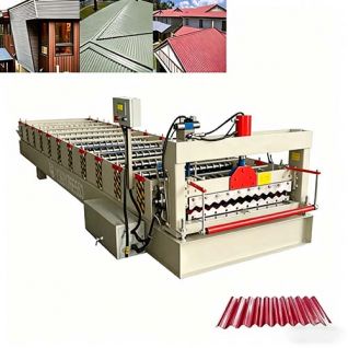 corrugated steel panel roll forming machine