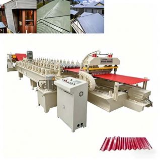 corrugated iron machine
