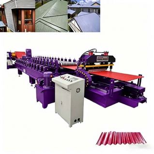 corrugated metal rolling machine