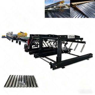 corrugated iron machine