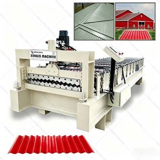 corrugated steel panel roll forming machine