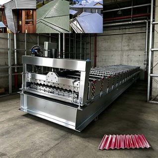 Heavy-Duty Corrugated Metal Rolling Machine for Industrial Roofing and Steel Sheet Manufacturing Solutions