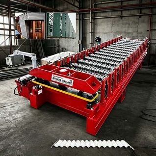 Industrial Corrugated Metal Rolling Machine for High-Speed Roofing Sheet Manufacturing and Steel Panel Production Lines
