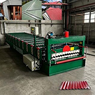 Corrugated Roof Sheeting Machine for Sale for Industrial Roofing Manufacturing and Steel Panel Production Projects